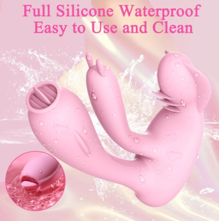 Zuigbare vibrator, draagbaar onder kleding
