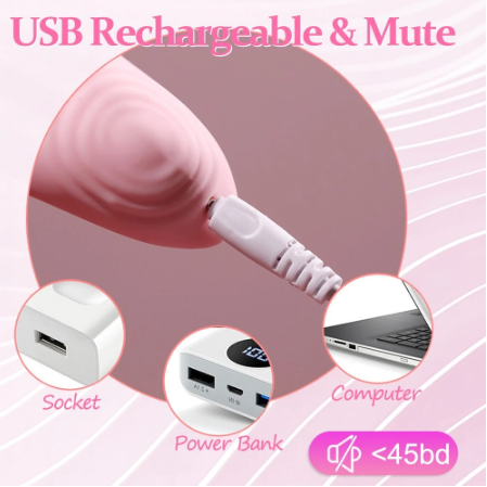 Zuigbare vibrator, draagbaar onder kleding