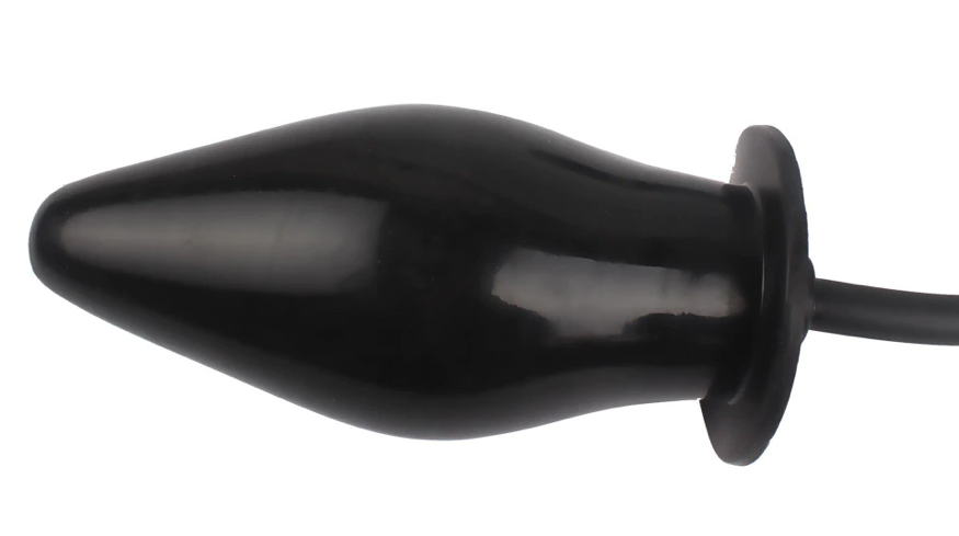 Inflatable butt plug
