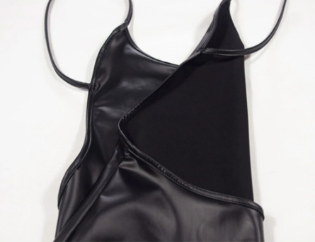 Sexy wet look dress
